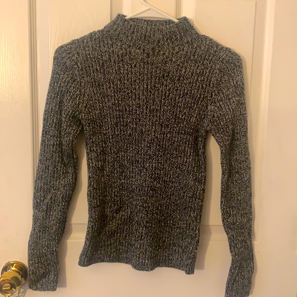 Uniqlo marled grey & black marled sweater small